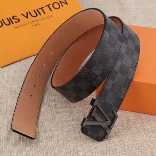 Super Perfect Quality LV Belts(100% Genuine Leather Steel Buckle)-3792