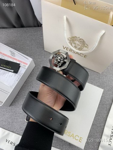 Super Perfect Quality Versace Belts(100% Genuine Leather,Steel Buckle)-1125