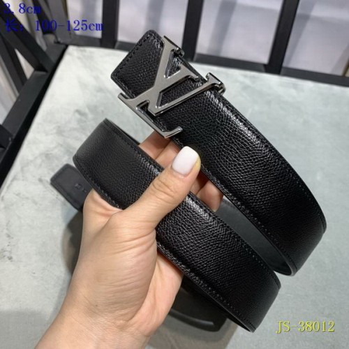 Super Perfect Quality LV Belts(100% Genuine Leather Steel Buckle)-3636