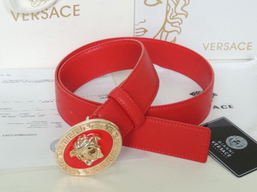 Super Perfect Quality Versace Belts(100% Genuine Leather,Steel Buckle)-856