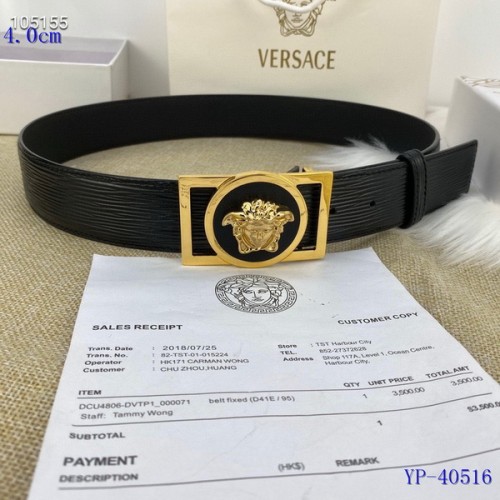 Super Perfect Quality Versace Belts(100% Genuine Leather,Steel Buckle)-1023