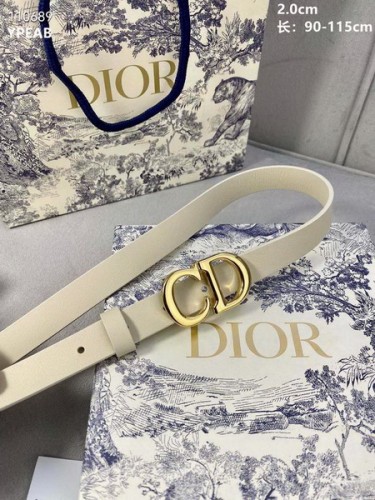 Super Perfect Quality Dior Belts(100% Genuine Leather,steel Buckle)-892