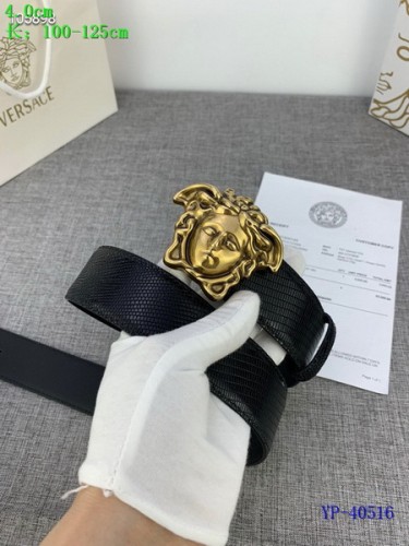 Super Perfect Quality Versace Belts(100% Genuine Leather,Steel Buckle)-1052