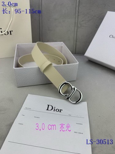 Super Perfect Quality Dior Belts(100% Genuine Leather,steel Buckle)-956