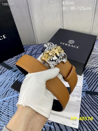 Super Perfect Quality Versace Belts(100% Genuine Leather,Steel Buckle)-979