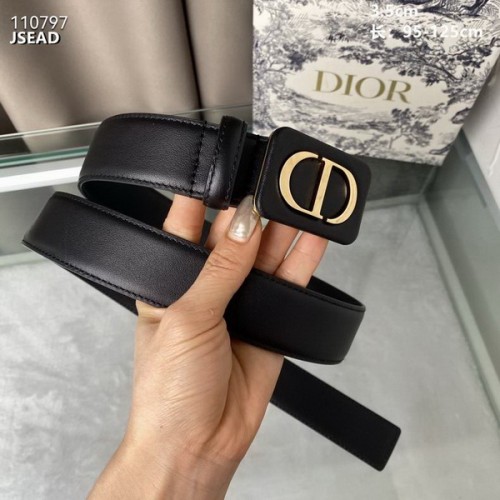 Super Perfect Quality Dior Belts(100% Genuine Leather,steel Buckle)-1116
