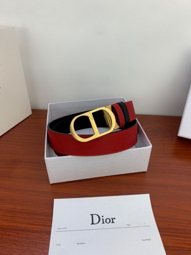 Super Perfect Quality Dior Belts(100% Genuine Leather,steel Buckle)-1023