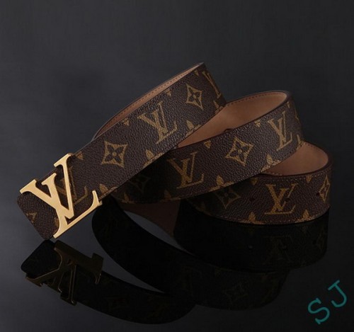 Super Perfect Quality LV Belts(100% Genuine Leather Steel Buckle)-3693