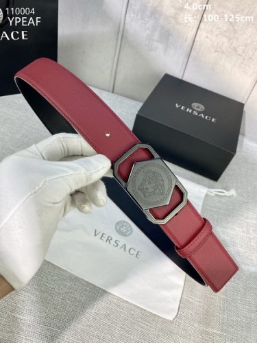 Super Perfect Quality Versace Belts(100% Genuine Leather,Steel Buckle)-929