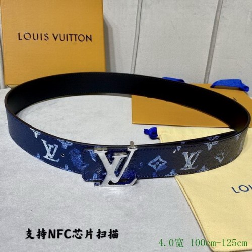 Super Perfect Quality LV Belts(100% Genuine Leather Steel Buckle)-4080