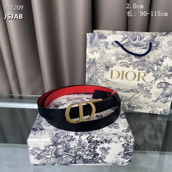 Super Perfect Quality Dior Belts(100% Genuine Leather,steel Buckle)-880