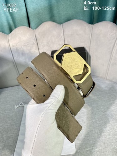 Super Perfect Quality Versace Belts(100% Genuine Leather,Steel Buckle)-936