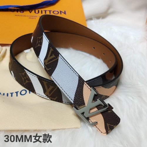 Super Perfect Quality LV Belts(100% Genuine Leather Steel Buckle)-3350