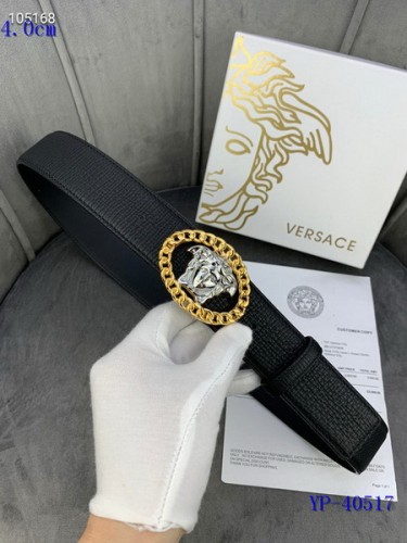 Super Perfect Quality Versace Belts(100% Genuine Leather,Steel Buckle)-1047