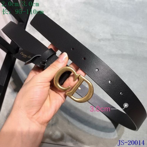 Super Perfect Quality Dior Belts(100% Genuine Leather,steel Buckle)-684