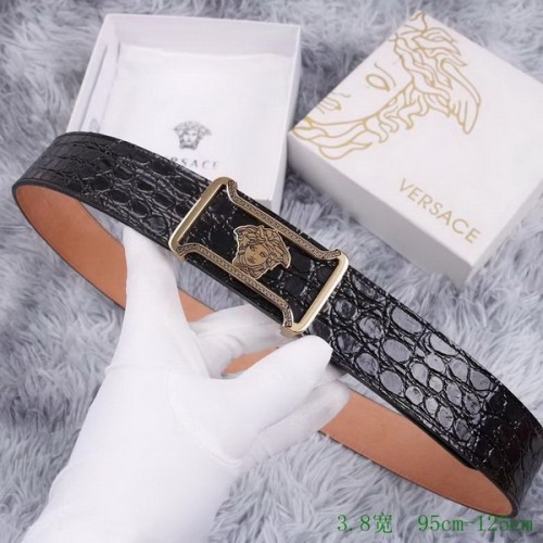 Super Perfect Quality Versace Belts(100% Genuine Leather,Steel Buckle)-1327