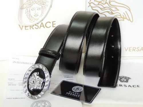 Super Perfect Quality Versace Belts(100% Genuine Leather,Steel Buckle)-857