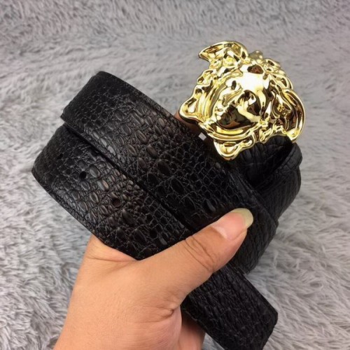 Super Perfect Quality Versace Belts(100% Genuine Leather,Steel Buckle)-1175