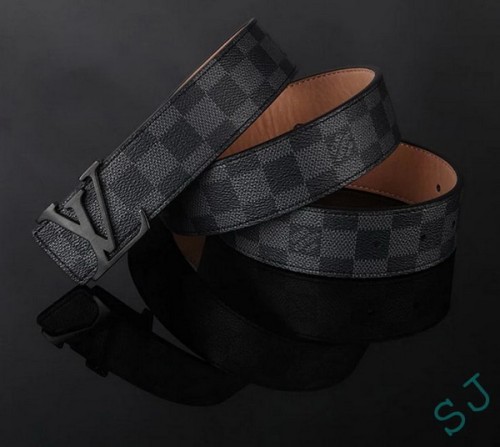 Super Perfect Quality LV Belts(100% Genuine Leather Steel Buckle)-3694