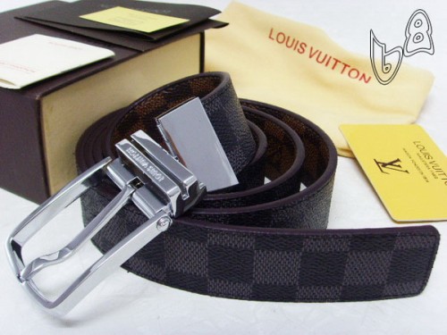 Super Perfect Quality LV Belts(100% Genuine Leather Steel Buckle)-4162