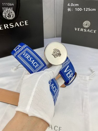 Super Perfect Quality Versace Belts(100% Genuine Leather,Steel Buckle)-814