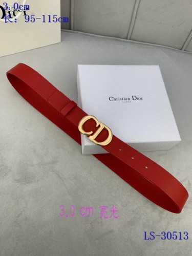 Super Perfect Quality Dior Belts(100% Genuine Leather,steel Buckle)-954