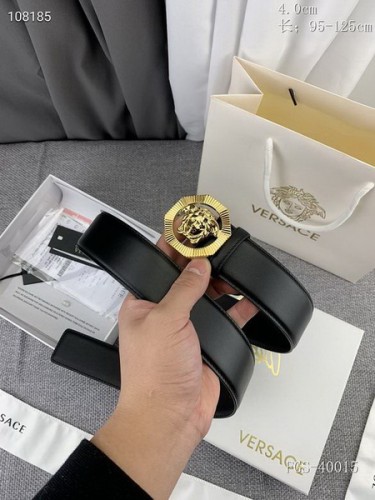 Super Perfect Quality Versace Belts(100% Genuine Leather,Steel Buckle)-1124