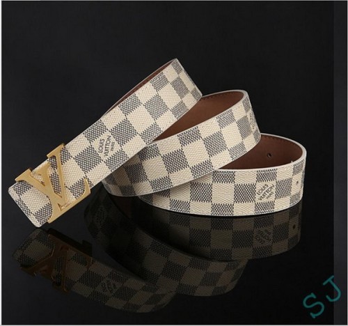 Super Perfect Quality LV Belts(100% Genuine Leather Steel Buckle)-3692