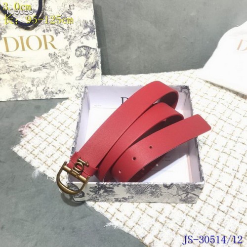 Super Perfect Quality Dior Belts(100% Genuine Leather,steel Buckle)-960