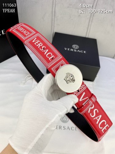 Super Perfect Quality Versace Belts(100% Genuine Leather,Steel Buckle)-813