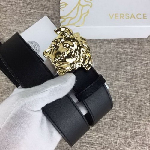 Super Perfect Quality Versace Belts(100% Genuine Leather,Steel Buckle)-1214