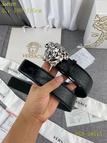 Super Perfect Quality Versace Belts(100% Genuine Leather,Steel Buckle)-1542