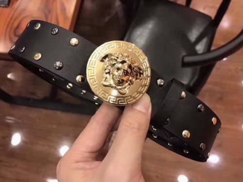Super Perfect Quality Versace Belts(100% Genuine Leather,Steel Buckle)-996