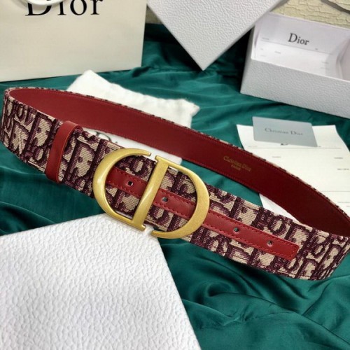 Super Perfect Quality Dior Belts(100% Genuine Leather,steel Buckle)-820