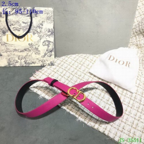 Super Perfect Quality Dior Belts(100% Genuine Leather,steel Buckle)-717