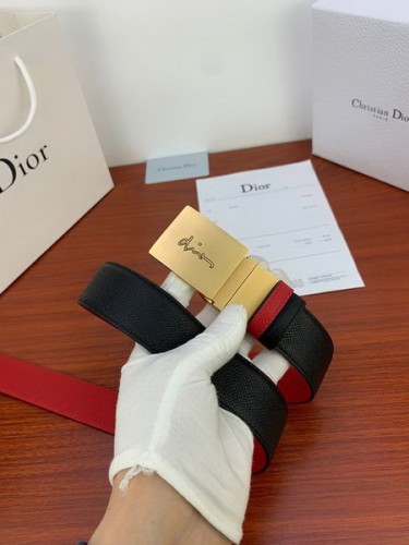 Super Perfect Quality Dior Belts(100% Genuine Leather,steel Buckle)-1034