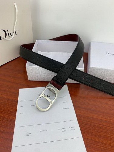 Super Perfect Quality Dior Belts(100% Genuine Leather,steel Buckle)-1020