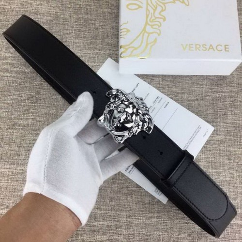 Super Perfect Quality Versace Belts(100% Genuine Leather,Steel Buckle)-1213