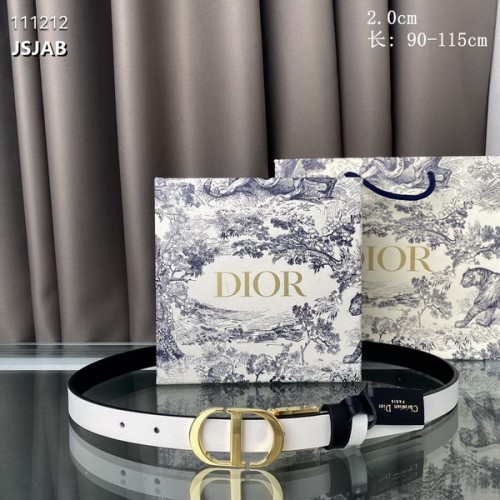 Super Perfect Quality Dior Belts(100% Genuine Leather,steel Buckle)-884
