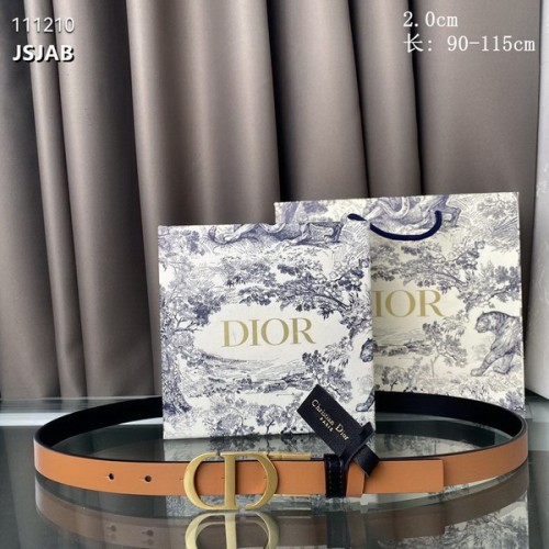 Super Perfect Quality Dior Belts(100% Genuine Leather,steel Buckle)-881