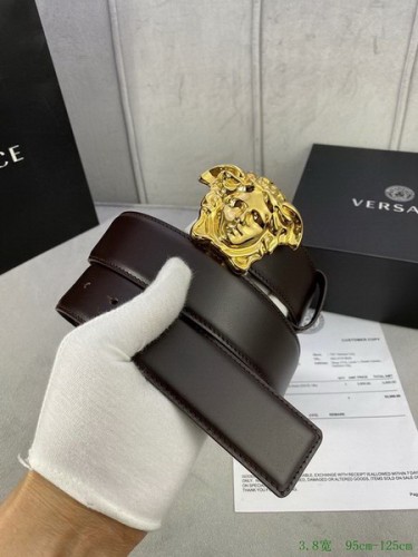 Super Perfect Quality Versace Belts(100% Genuine Leather,Steel Buckle)-1345
