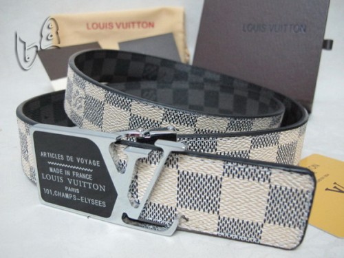Super Perfect Quality LV Belts(100% Genuine Leather Steel Buckle)-4152