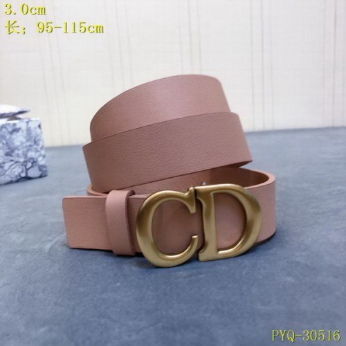 Super Perfect Quality Dior Belts(100% Genuine Leather,steel Buckle)-738