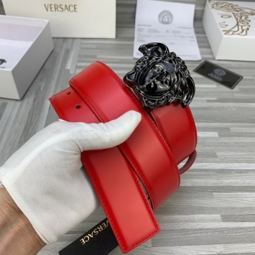Super Perfect Quality Versace Belts(100% Genuine Leather,Steel Buckle)-1283