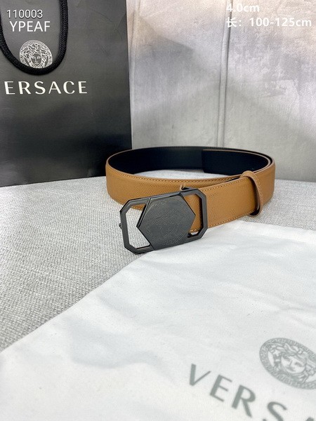 Super Perfect Quality Versace Belts(100% Genuine Leather,Steel Buckle)-931