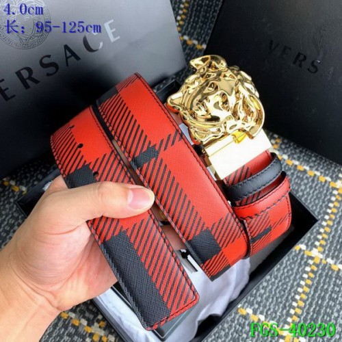 Super Perfect Quality Versace Belts(100% Genuine Leather,Steel Buckle)-1444