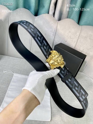 Super Perfect Quality Versace Belts(100% Genuine Leather,Steel Buckle)-954