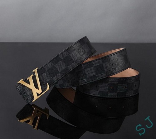 Super Perfect Quality LV Belts(100% Genuine Leather Steel Buckle)-3702