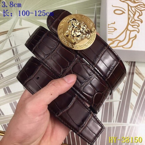 Super Perfect Quality Versace Belts(100% Genuine Leather,Steel Buckle)-1556