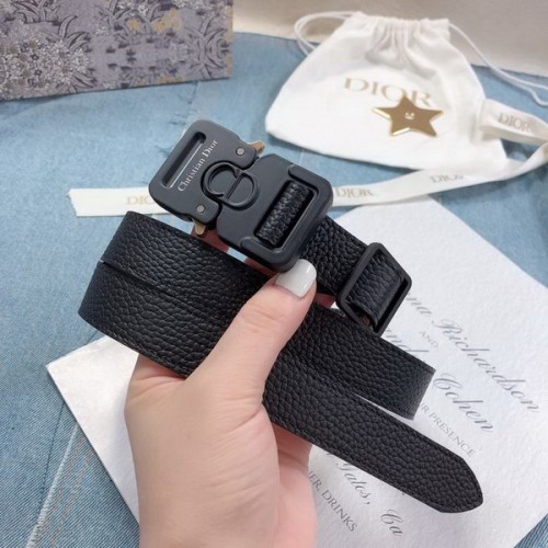 Super Perfect Quality Dior Belts(100% Genuine Leather,steel Buckle)-495